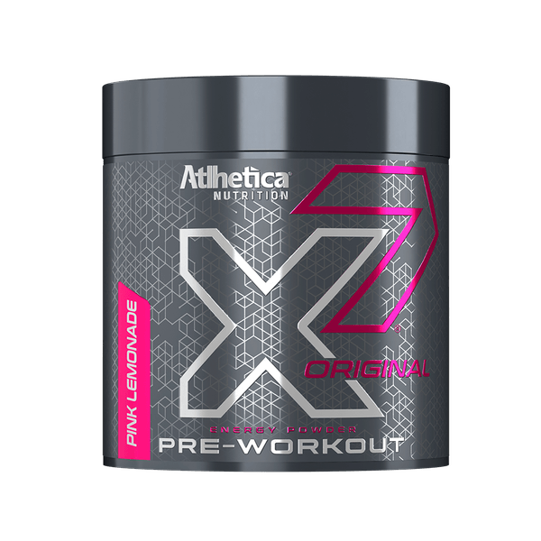 Pre Treino X7 Original (Pote 300g) Citrus Orange & Lemon Atlhetica